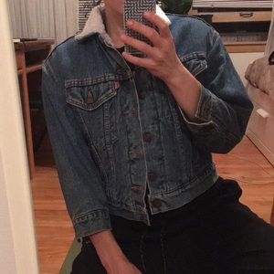 Levi’s sherpa jacket. Vintage.